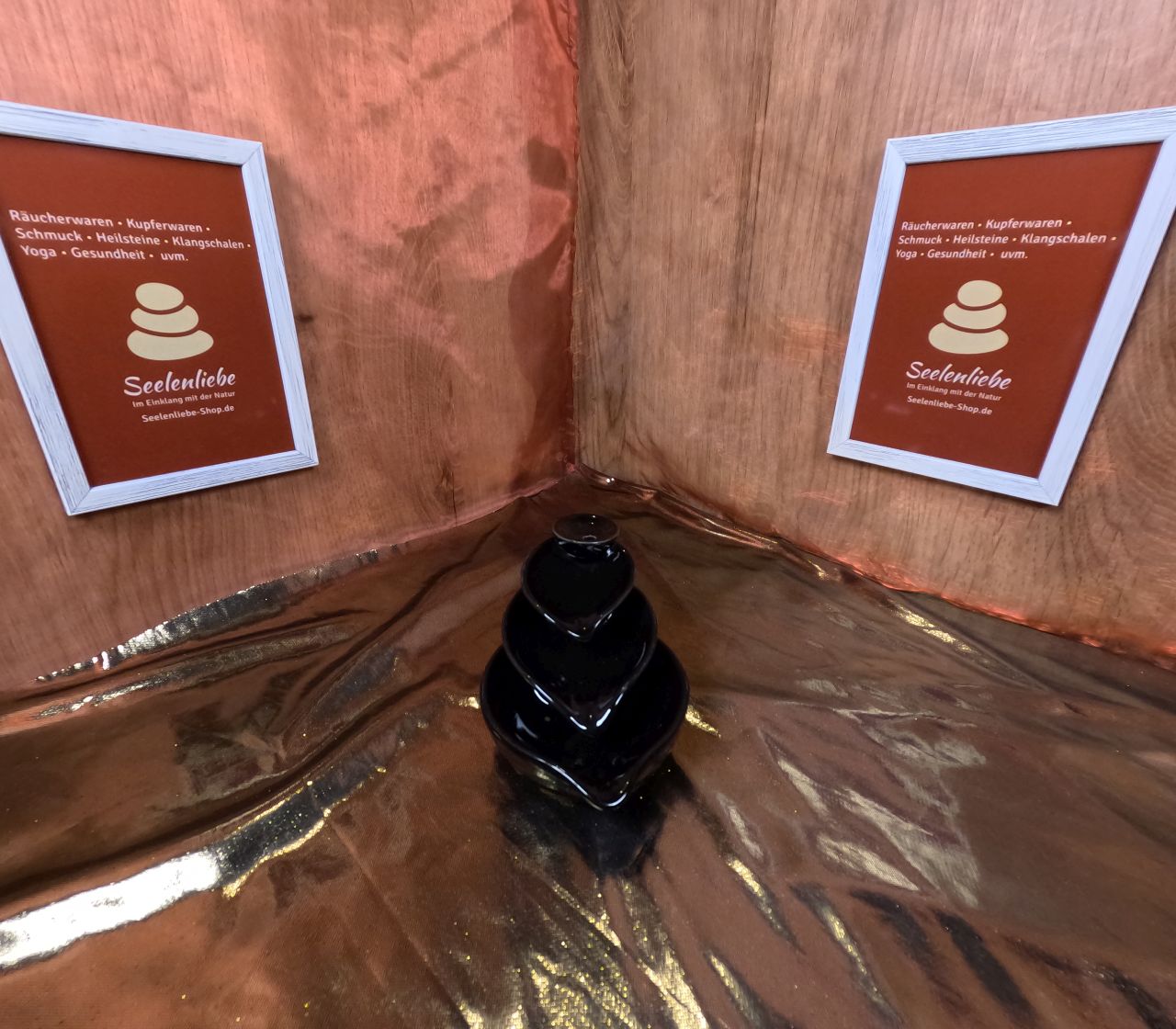 Keramik Rückfluss Räucherkegel Brenner Blätter