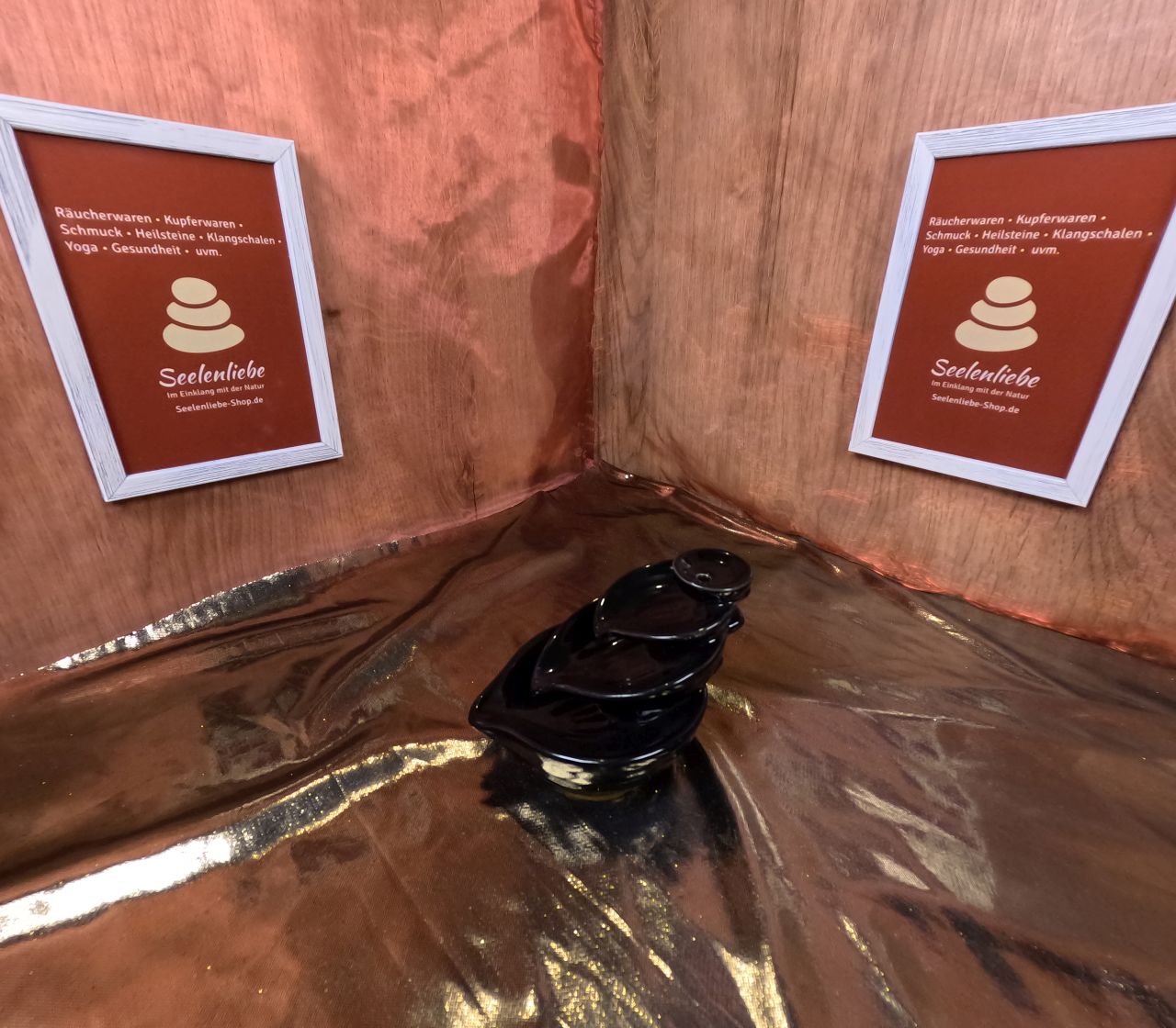 Keramik Rückfluss Räucherkegel Brenner Blätter