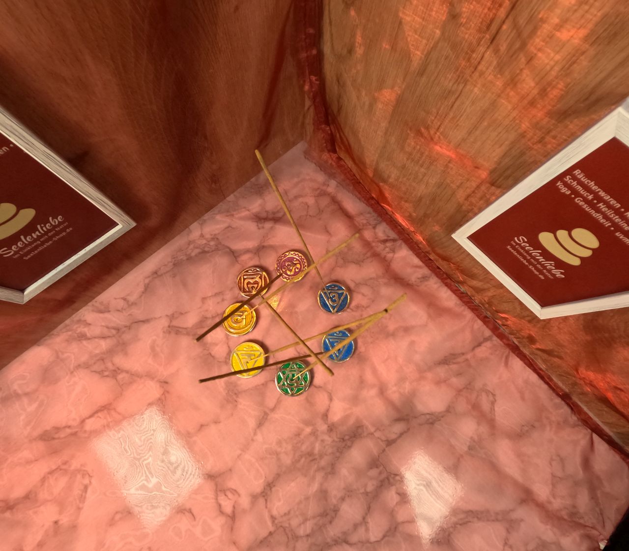 Räucherstäbchen Halter 7 Chakren