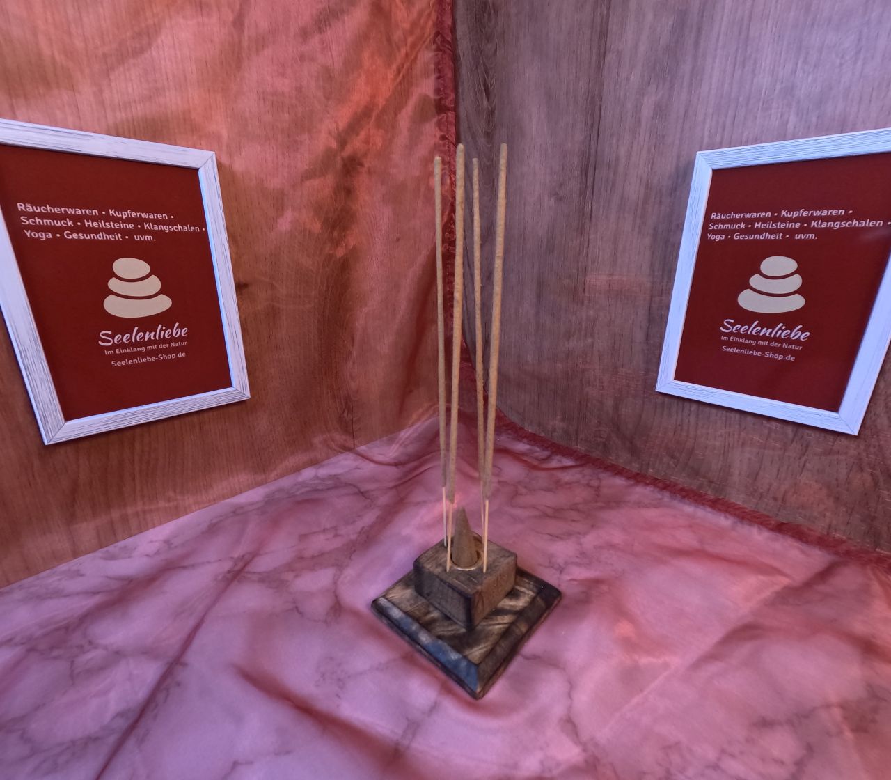 Chakren Räucherturm Holz